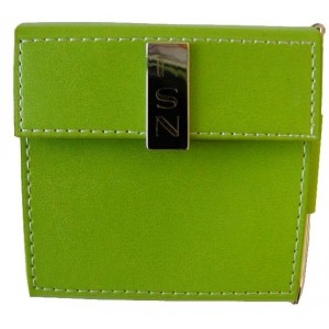 Green Post-It Notes Holder w/pen